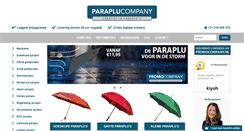 Desktop Screenshot of paraplucompany.nl